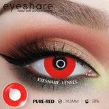1pair Halloween Colored Contact Lenses Cosplay White Crazy Contact Lenses Anime Red Eye Lenses Blue Makeup Contact Lens