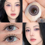 Color Contact Lenses for Eyes Korean Lens Blue Color Lens Brown Big Eye Contacts Lenses Pink Lenses Purple Lenses