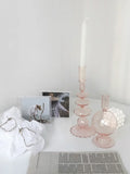 Creative Morocco Candlestick Glass Decorative Candlestick Holder Window Display Home Decoration accessories Wedding Table