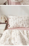 Adorable Pure Cotton Four-Piece Bedding Set Sweetheart Bear Tee-Piece Dormi Bedding Set Comfortable Warm Korean Sle
