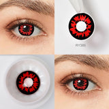 Contact Lenses For Cosplay Contacts Lens Eye Ywllow And Green Contact Lenses Yearly 14.0/14.2mm