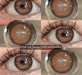 Colored Contact Lenses Fashion Blue Eye Makeup Lens Gray Beauty Pupils Brown Eyes Contact For Daily Dating 6 Months Use