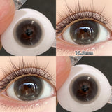 2PCS/Pair Olive Green/Light Blue/Light Brown Korean Style Natural Hazel Colored Contact Lenses With Prescription Women