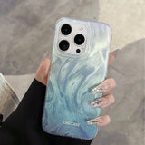 Fashion Glitter Starry Gradient Phone Case For iPhone 15 16 Pro Max 16E 14 13 11 12Pro Max 7 8Plus SE2 X XS XR Shockproof Cover