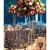 Ikeehome  2/10 Pcs 23.6inch High Metal Small Vase, Wedding Banquet Table Flower Center Decoration Metal, Artificial Flower Display Stand Wedding Christmas Carnival Party Dinner Event Hotel Home Decoration