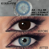 Black Myopia Lenses Natural Colored Contact Lenses with Degree Gray Lens with Prescription High Quality Brown Contact