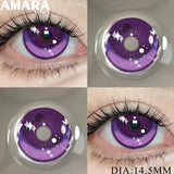 Purple Cosplay Color Contact Lenses Crazy Halloween Fashion Beauty Pupils Role Playing Party Cosmetic Color Lens