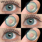 1 Pair Color Contact Lenses Makeup Blue Pupils Natural Brown Lenses High Quality Green Color Eye Lens Cosmetic Colorcon