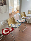 Korean Style Heart Shaped Carpet Bedroom Living Room Sofa Coffee Table Mat Home Bedside Children's Room Window  Pad
