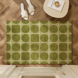 Geometric Wire Loop Doormat Non-Slip Heavy Duty Entrance Mat for Indoor & Outdoor Easy Clean Scraper Front Door Rug
