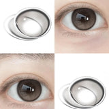 2PCS Hot Selling Color Contact Lenses Eyes Black Nature Contacts Lens Beauty Korean Makeup Yearly
