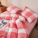 1pcs Duvet Cover Nordic sling 100 Cotton Stripes 150x200 King Size housse de couette Skin friendly Quilt Cover Bed Linen