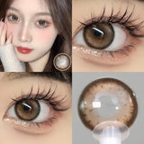 1 Pair Beauty 10 Colors Contact Lenses for Eyes Natural Pupil Color Lens Eyes for Myopia Free Shipping Half A Year Use