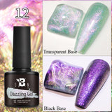 7.5ml Golden Gradient Cat Eye Nail Polish Gel Phototherapeutic Gel Soak Off Nail Magnetic Gel Polish Nail Art DlY
