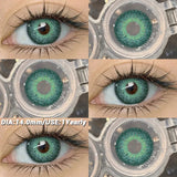 1pair Natural Colored Contacts Lens Blue Lenses Green Contacts Soft Beauty Makeup Pupils Brown Contact Lenses for Eyes