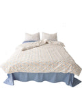 Pure Cotton Fledding Set Small Flowers Four-Piece Cotton Bed eet Dormi Tee-Piece Bedding Set Warmth Retention