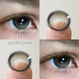 14.2mm Natural Y2K Colored Contacts 2pcs 6 Months Glossy Shiny Eye Lenses Soft Makeup Lenses