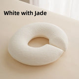Professional Salon Use round Face Pillow Massage Bed Hole Pad Removable Cover Neck Shoulder Back Massager U-Shaped Pillow