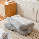 Japanese Style Latex Pillow Neck Supportive Anti-Traction Core Adult Student Soft Hard Dual Use Office Environment 3D Cut
