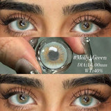 1 Pair Breeze & Chagall Series Colored Contact Lenses Natural Brown Pupils Eyes Contact lenses Gray Soft Contacts 14.20mm