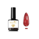 1-4Pcs Classic Red Gel Nail Polish Set Soak Off UV LED Glitter Nail Art DIY Kit for Professional & Home Use Popular Color