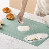 Silicone Measuring Kneading Pad Flour Pad Household Rolling Board Thick Non-slip - Very Suitable for Making Cakes and Bread