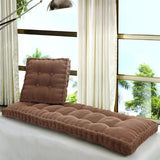 Oversized Thickened Long Bench Cushion Pad Chair Seat Cushion Decorative Pillow For Garden Lounger/Bay Window Pad Green