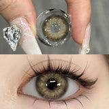 1Pair Brown Lenses Contact Lenses for Eyes Lenses softlenses Eye Lenses Korean style Lenses Yearly Color Eye Lens