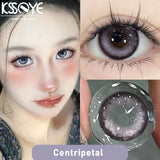 2Pcs Best Selling Color Contacts Lenses Purple Series Soft Lens Contact Lenses with Natural