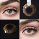 Polar Light Colored Contact Lenses 2 Pcs Yearly Disposable Soft Small Pupil Prescription Myopia Color Contacts