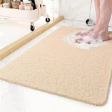 1pcs Shower Mat Bathtub Mat,24x16 inch, Non-Slip Bath Mat with Drain, Quick Drying PVC Loofah Bathmat for Tub Shower,Bathroom
