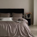 4Pcs Luxury Embroidery 1000TC Lyocell Eucalyptus Fiber Soft Silky Bedding Set Duvet Cover Set Bed Sheet/Fitted Sheet Pillowcases