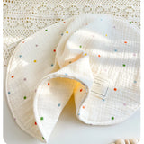 8 Layer Gauze Newborn Baby Pillow Double Side Breathable Soft Cotton Towel Pillow Pad Bedding Summer Baby Head Protection