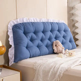 1pcs Princess Style Dormitory Back Cushion Universal Anti Collision Bedside Decoration Backrest Soft Tatami Headboard Cushions