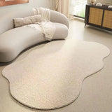 Super Large Carpets INS Irregular Fluffy Carpet Bedroom Bedside Area Rugs Children Playmats Simple Style Floor Mats Decor