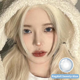 1 Pair/2pcs Lenses Blue Series Beauty Contact Lenses for Eyes Comestics Natural Pupil Eye Color Lens Myopia Brown Lenses