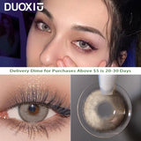 1Pair Color Contact Lens Pupils High Quality Cosmetic Blue Gray Makeup Myopia Degree -0.00 to -8.00 Fast Shipping
