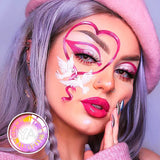 1Pair Anime Contact Lenses For Eyes Chainsaw Man Cosplay Makima Makeup Accessories Pupils Eye Contact Lens