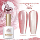 Gold Reflective Moonlight Gel Nail Polish Cat Magnetic Aurora Spar Glitter Semi-Permanant Varnish Nail Art Magnetic
