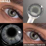 1 Pair Colored Contact Lenses Yearly Use Natural Look Brown Eye Lenses Gray Contact Blue Lenses Green Eye Lenses