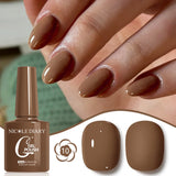 10ML Gel Nail Polish Solid Color Glass Gel Varnish Nail Art Gel Spring Summer Gel Nail Soak Off UV Gel Gel Vernis