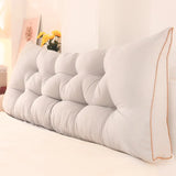 Large Bed Cushion Double-Layer Backrest & Lumbar,Contemporary Triangular Wedge Cushion for Headboard and Sofa Backrest Support