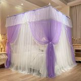 Romantic Double Layer Mosquito Net Without Frame Palace Bed Curtain Tent Lace Princess Style Girl Bed Room Decoration
