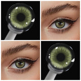Colored Contact Lenses 2Pcs Natural Blue Half Yearly Cosmetic Small Pupil Color Contacts Beauty Eyes Lenses Wholesale