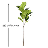 105/113cm Large Artificial Ficus Plants Fake Tropical Tree Tall Banyan Trees Plastic Rubber Leaves For Home Garden Outdoor Decor