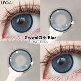 Fashion1 Pair  Color Contact Lenses High Quality Lenses Blue Myopia Lenses Makeup Gradient Lenses