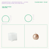 Island Pearl Candle Silicone Mold DIY Scented Candle Mould Candle Making Supplies