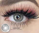 Brown Gray Color Contact Lenses for Eyes 1 Pair Beauty Pupils Lenses Eye LEMON Yearly Use Fashion Lenses Free Shipping