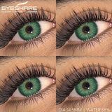 1Pair Color Lenses Colored Contact Lenses New Brown Lens Blue Eye Contacts Green Lenses Cosmetic Gray Eye Lens Yearly