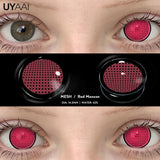 Red Contact Lenses for Eyes Red Color Contact Lenses Makeup Contact Halloween Cosplay Lens Yearly